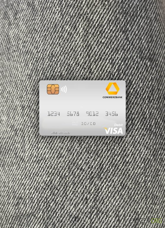 Allemagne Commerz Bank carte de débit visa photolook ,